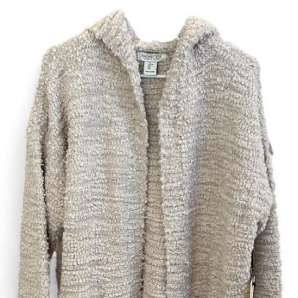 Rachel Zoe Cream Textured Cozy Knit Cardigan Sweater Duster, Size Large, NWT - Picture 7 of 7